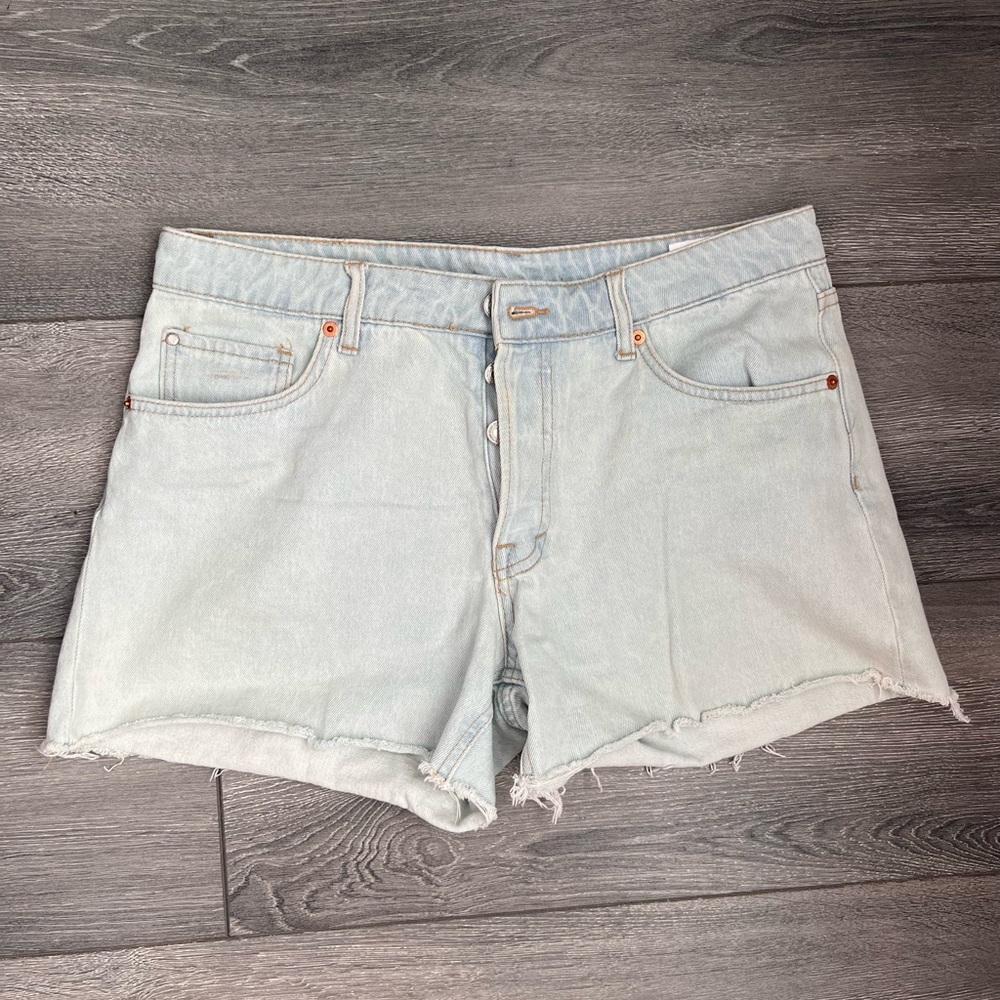Light Wash Women's Denim Cutoff Shorts